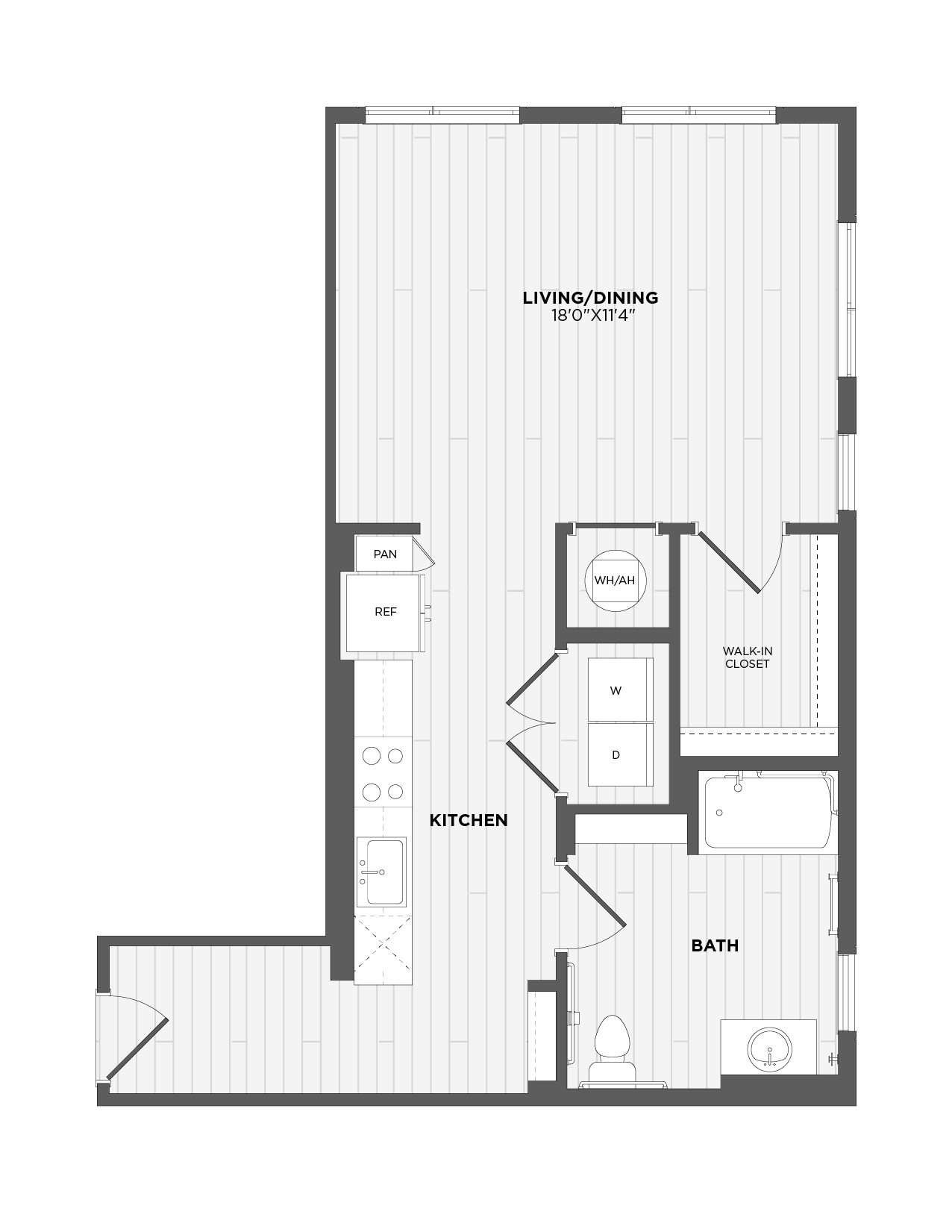 Floor Plan Image of Apartment Apt 310